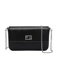 Fendi Women Wallet On Chain Tube With Ff Baguette Logo