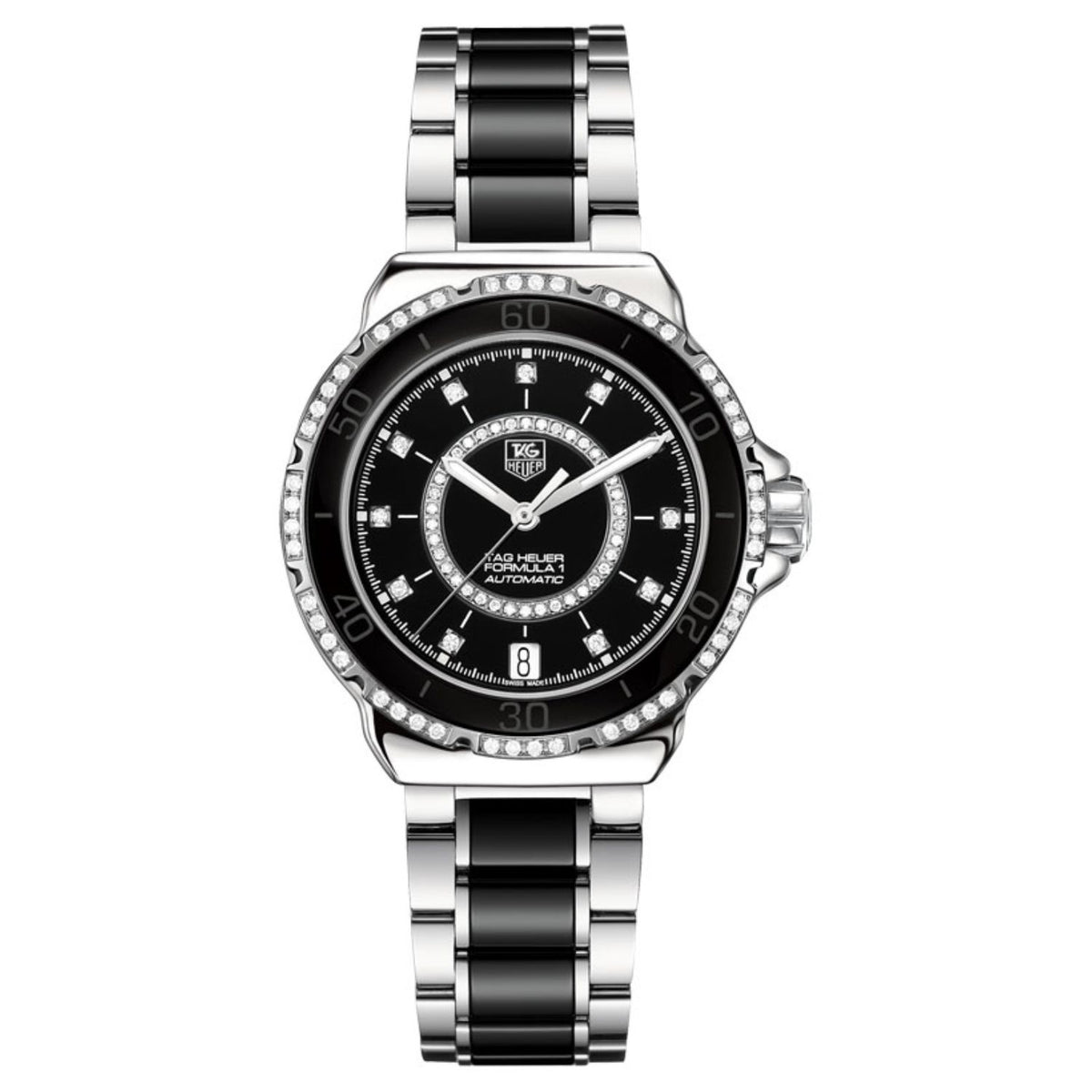 Tag heuer Women's Formula Black Dial Watch - WAU2212BA0859