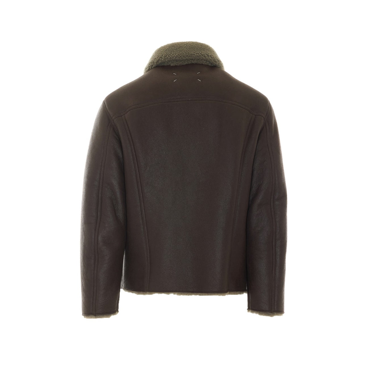 Maison Margiela Maison Margiela Men Waxed Shearling Jacket