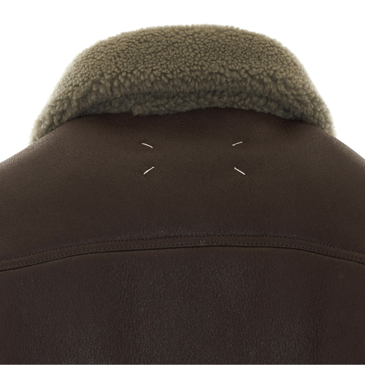 Maison Margiela Maison Margiela Men Waxed Shearling Jacket