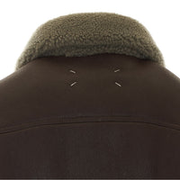 Maison Margiela Maison Margiela Men Waxed Shearling Jacket