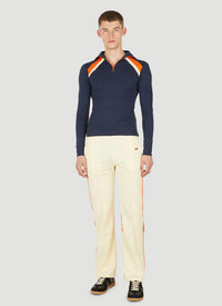 Wales Bonner Men Jazz Half Zip Top