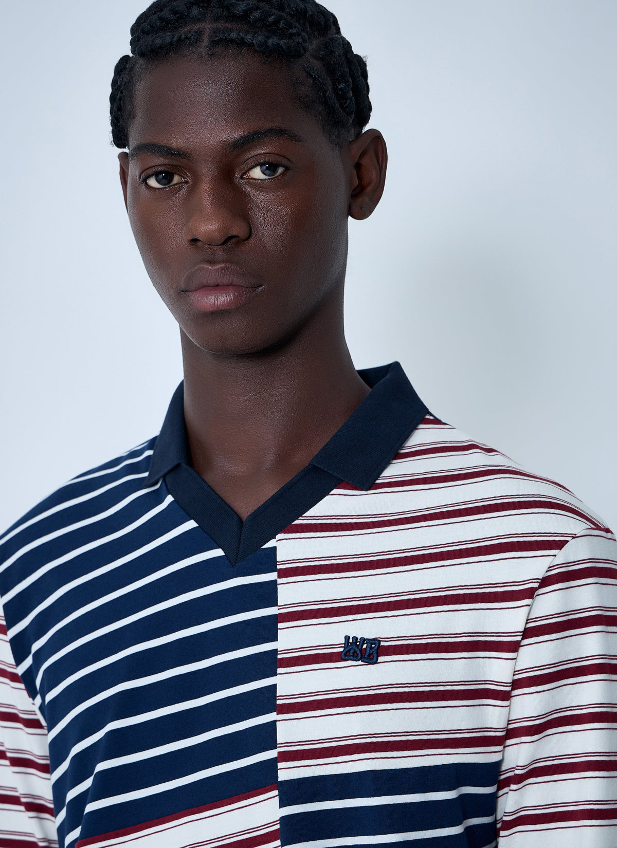 Wales Bonner Wales Bonner Men Logo Motif Polo Shirt
