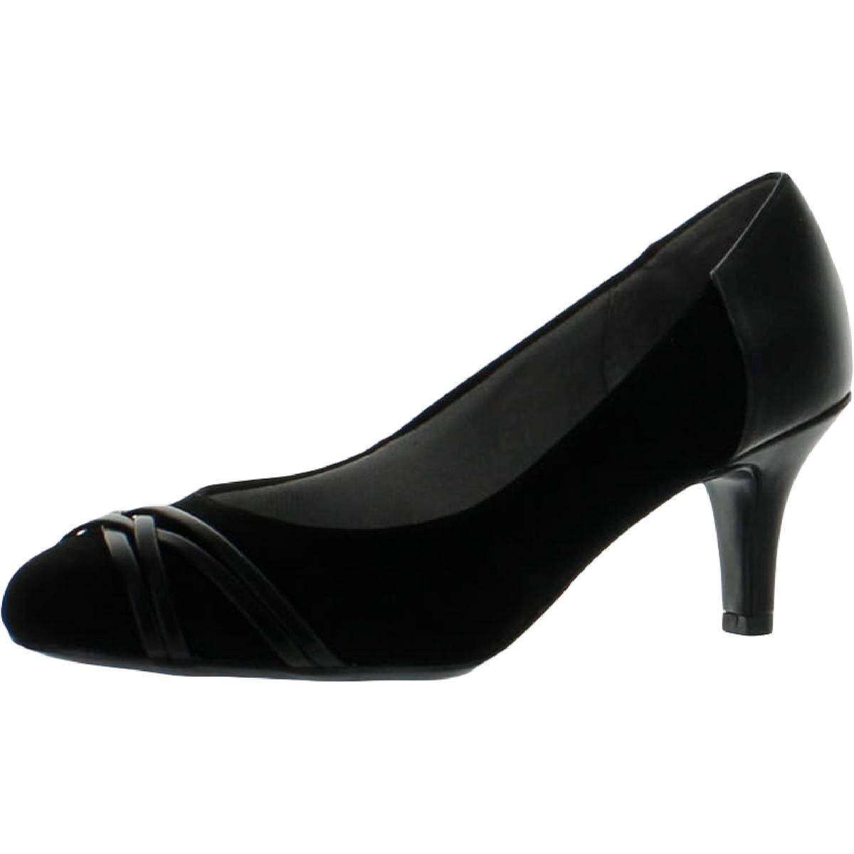 Pascal Womens Comfort Insole Slip On Dress Heels