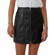 Layla Womens Vegan Leather Mini Mini Skirt