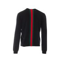 Gucci Gucci Men Web Intarsia Sweater
