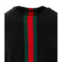 Gucci Gucci Men Web Intarsia Sweater