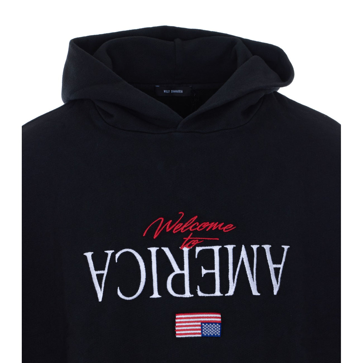 Willy Chavarria Willy Chavarria Men Welcome To America Hoodie