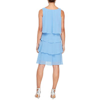 Womens Chiffon Sleeveless Cocktail And Party Dress