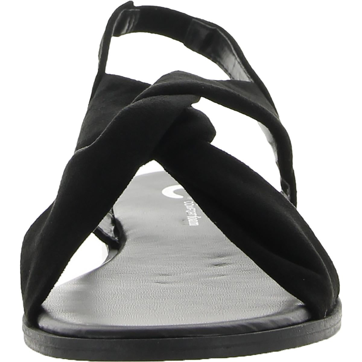 Deleece Womens Laceless Man Made Slingback Sandals