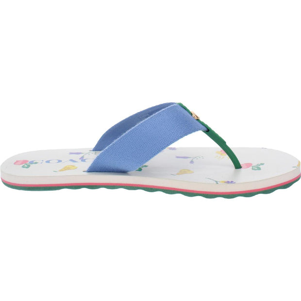Zoe Webbed Womens Thong Slip On Flip-Flops
