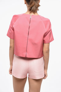 Dior Dior Wool-Blend Lined Crop Top RADZMIR