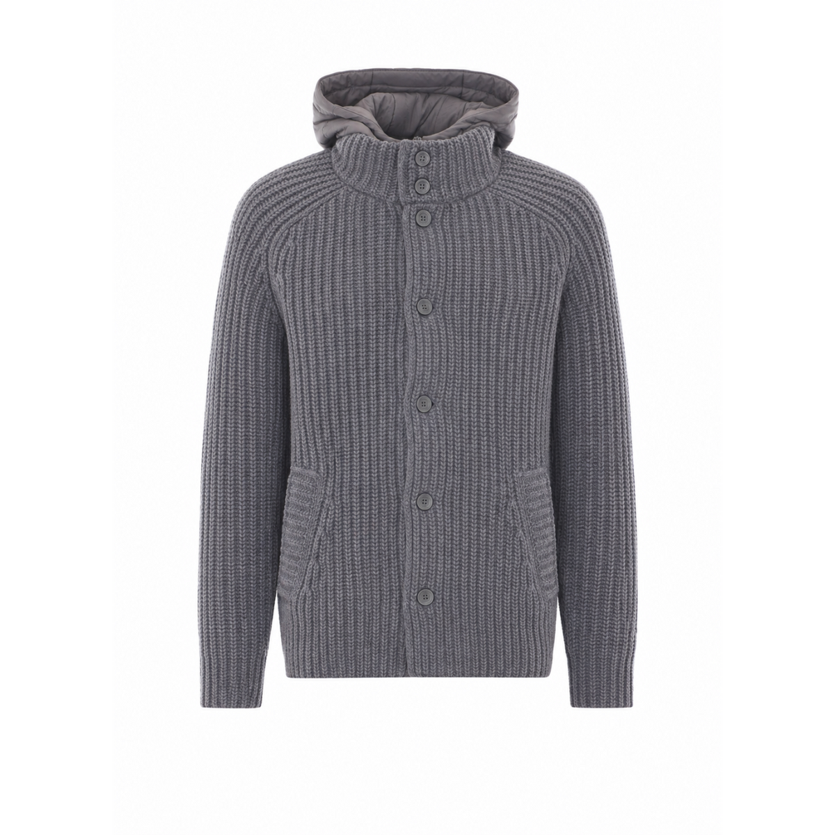 Herno Herno Men Wool Cable-Knit Jacket