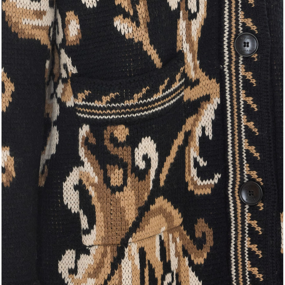 Etro Etro Women Wool Cardigan With Floral Paisley Motif