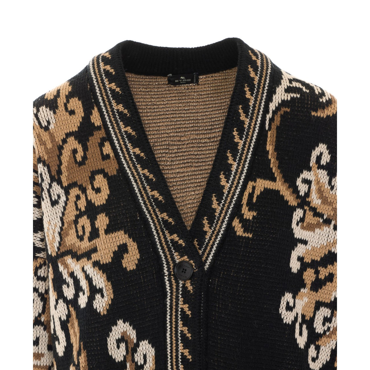 Etro Etro Women Wool Cardigan With Floral Paisley Motif