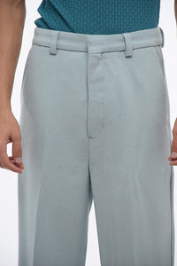 Ami Alexandre Mattiussi Wool Cloth Chinos Pants with Hidden Fastening