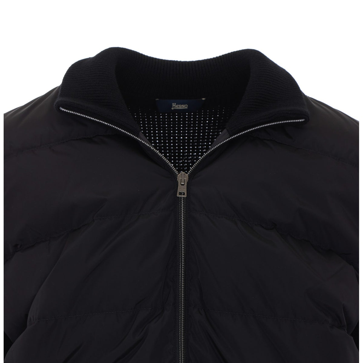 Herno Herno Men Wool Jacket With A Waffle Knit Texture And Nylon