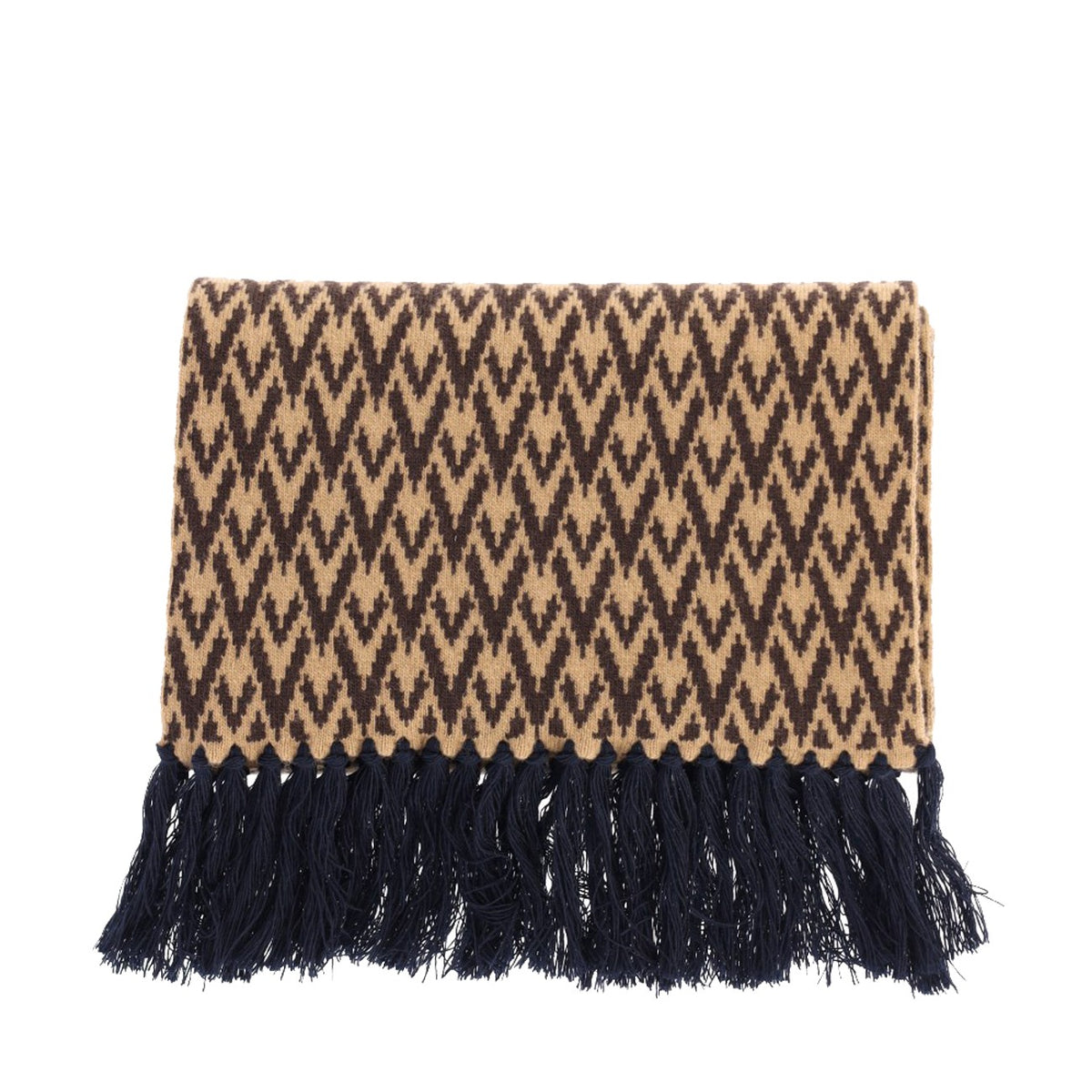 Valentino Garavani Valentino Garavani Men Wool Knitted Toute La V Scarf