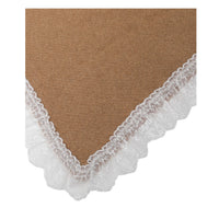 Ganni Women Wool Lace Triangular Scarf