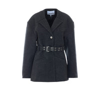 Ganni Ganni Women Wool Peacoat