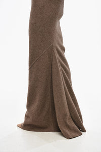 Rick Owens Wool Pencil Skirt with Flared Hem