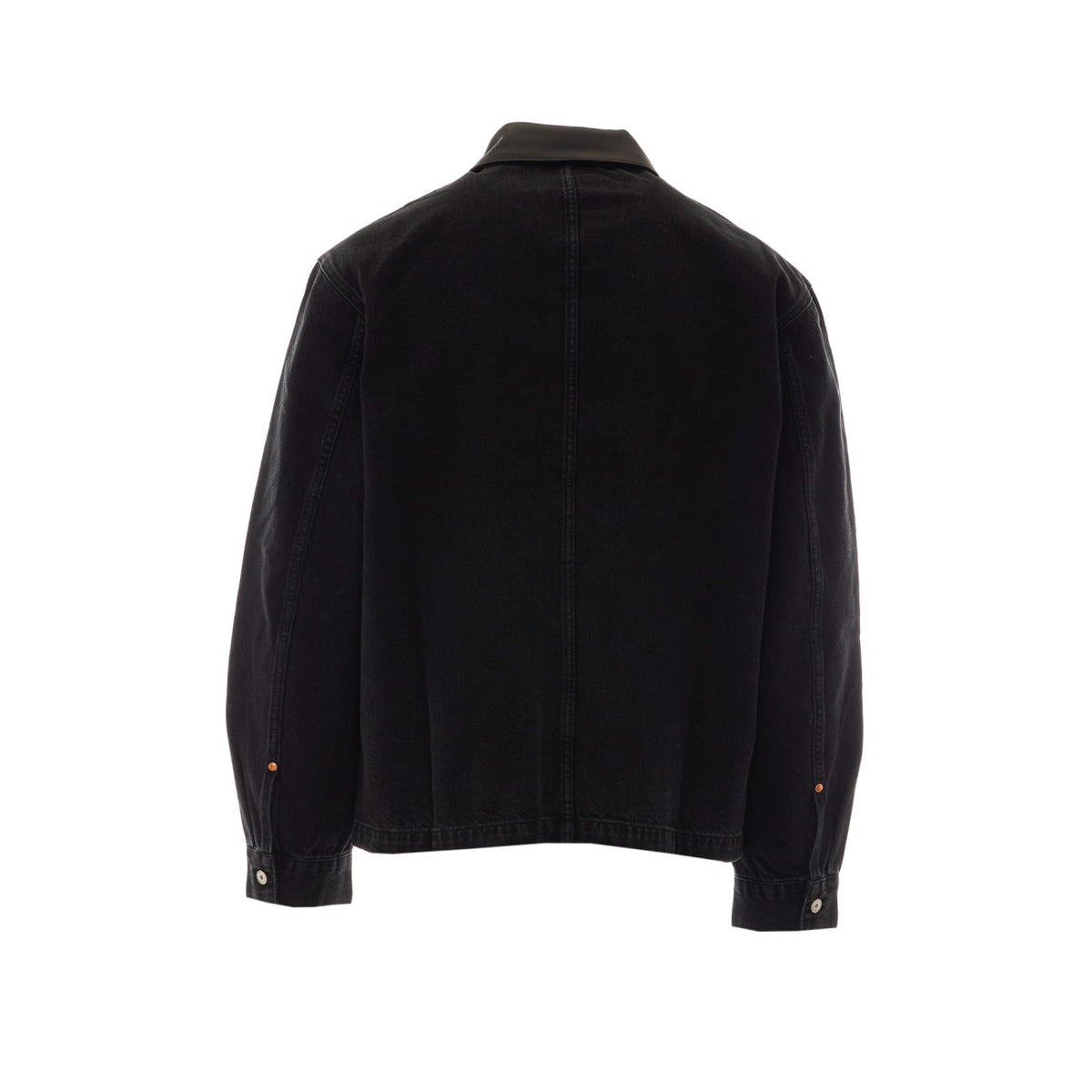 Lemaire Lemaire Men Workwear Overshirt In Selvedge Denim