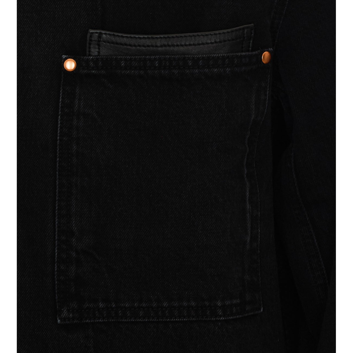Lemaire Lemaire Men Workwear Overshirt In Selvedge Denim
