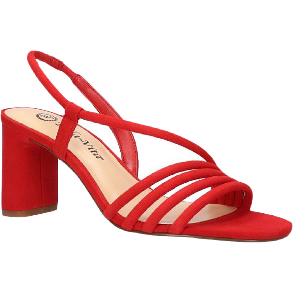 Zariah Womens Leather Slip On Dress Sandals
