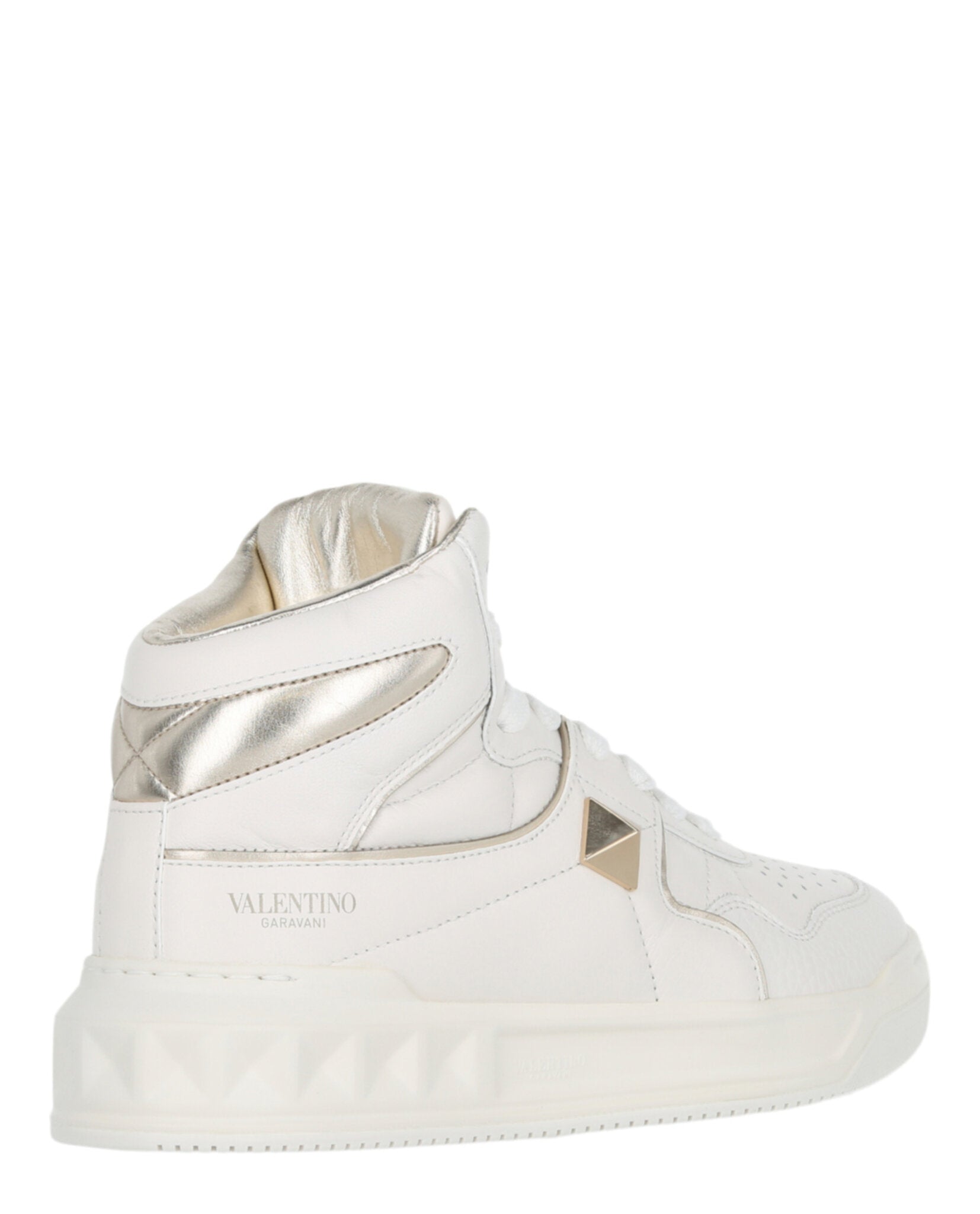Valentino Womens One Stud High-Top Sneaker