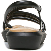 Hobby Womens Strappy Square Toe Wedge Sandals