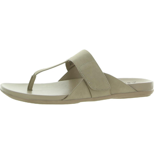 Genn-Twirl Womens Faux Leather Slip On Slide Sandals