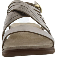 Marlis Womens Leather Padded Sole Slingback Sandals