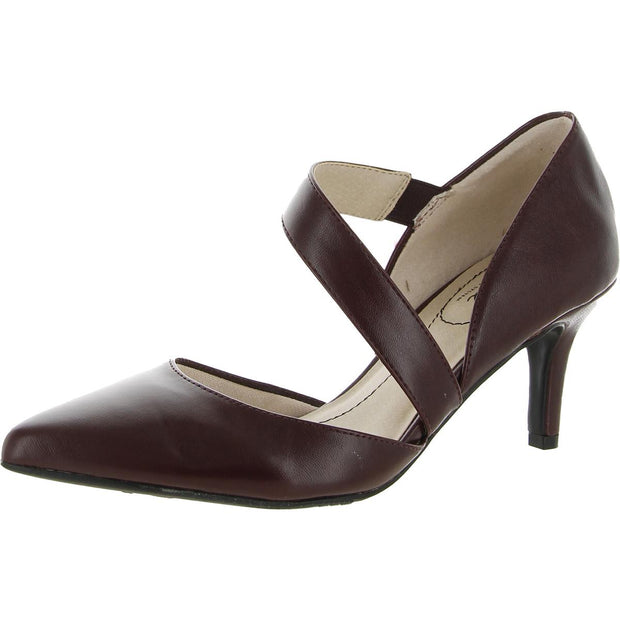 Suki Womens Padded Insole Slip On D'Orsay Heels