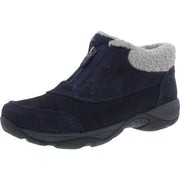 Exclaim Womens Suede Ankle Booties