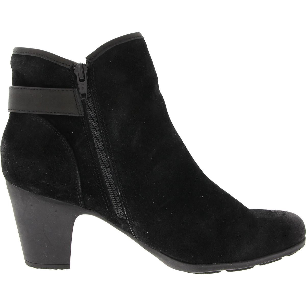 Womens Zipper Manmade Ankle Boots