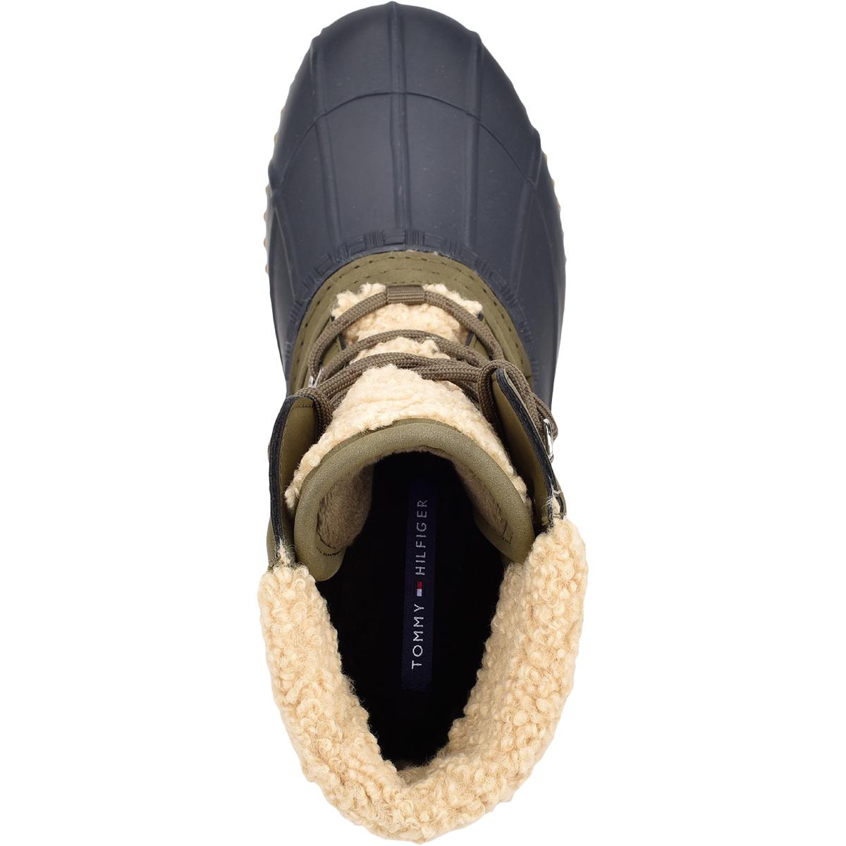 Rainah Womens Faux Fur Lined Rain Boots