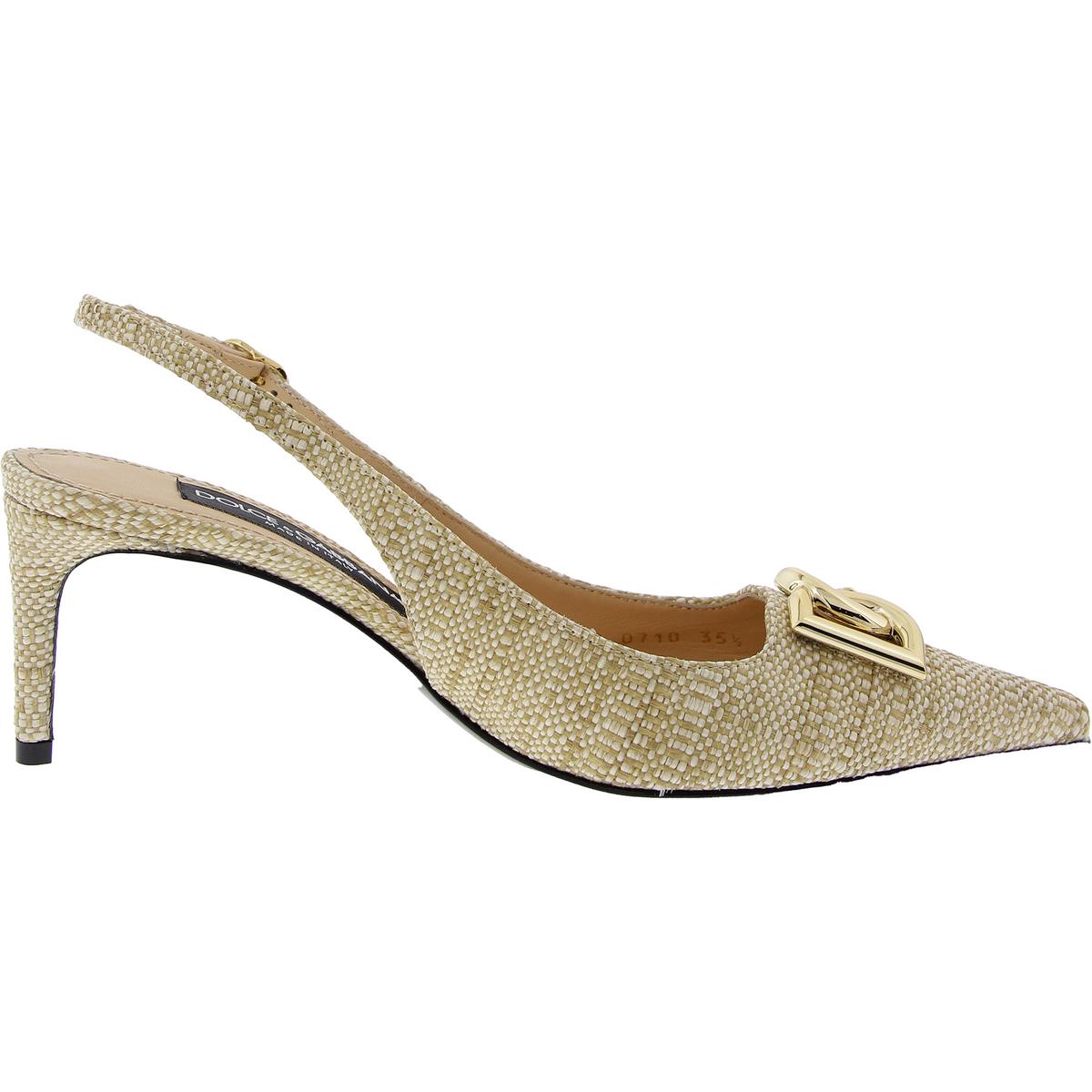 Womens Embellished Slingback Heels