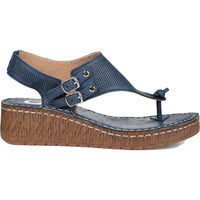 Mckell Womens Buckle Wedge Sandals