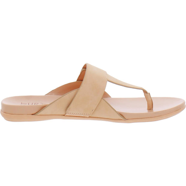 Genn-Twirl Womens Faux Leather Slip On Slide Sandals