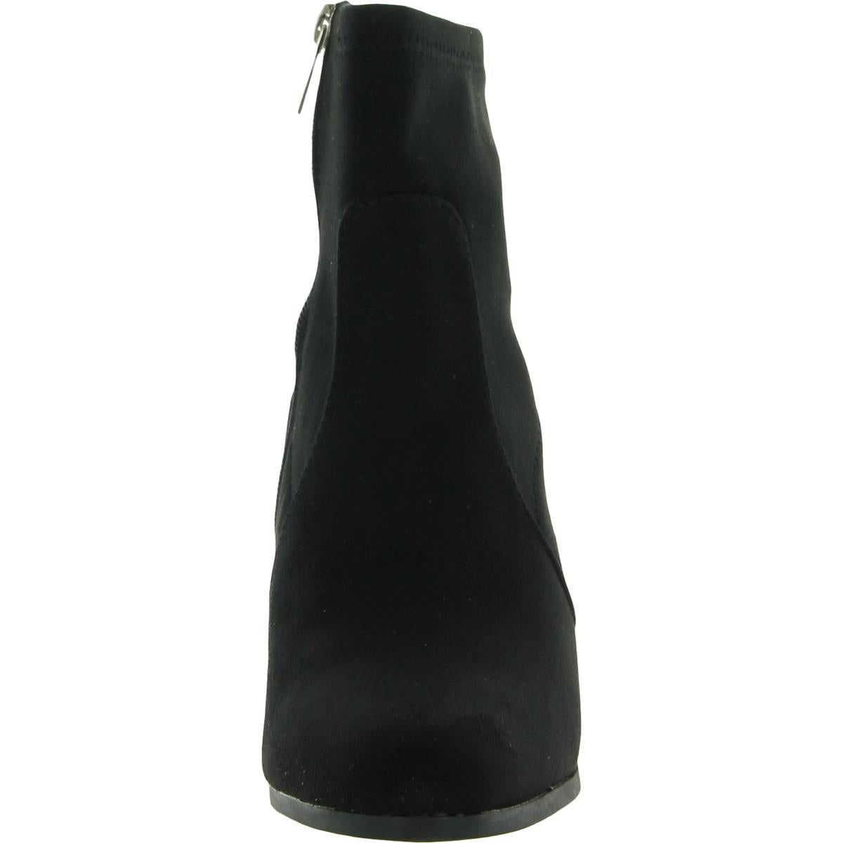Hepburn Womens Faux Suede Ankle Booties