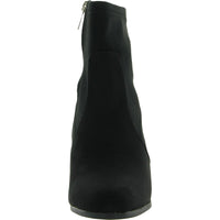 Hepburn Womens Faux Suede Ankle Booties