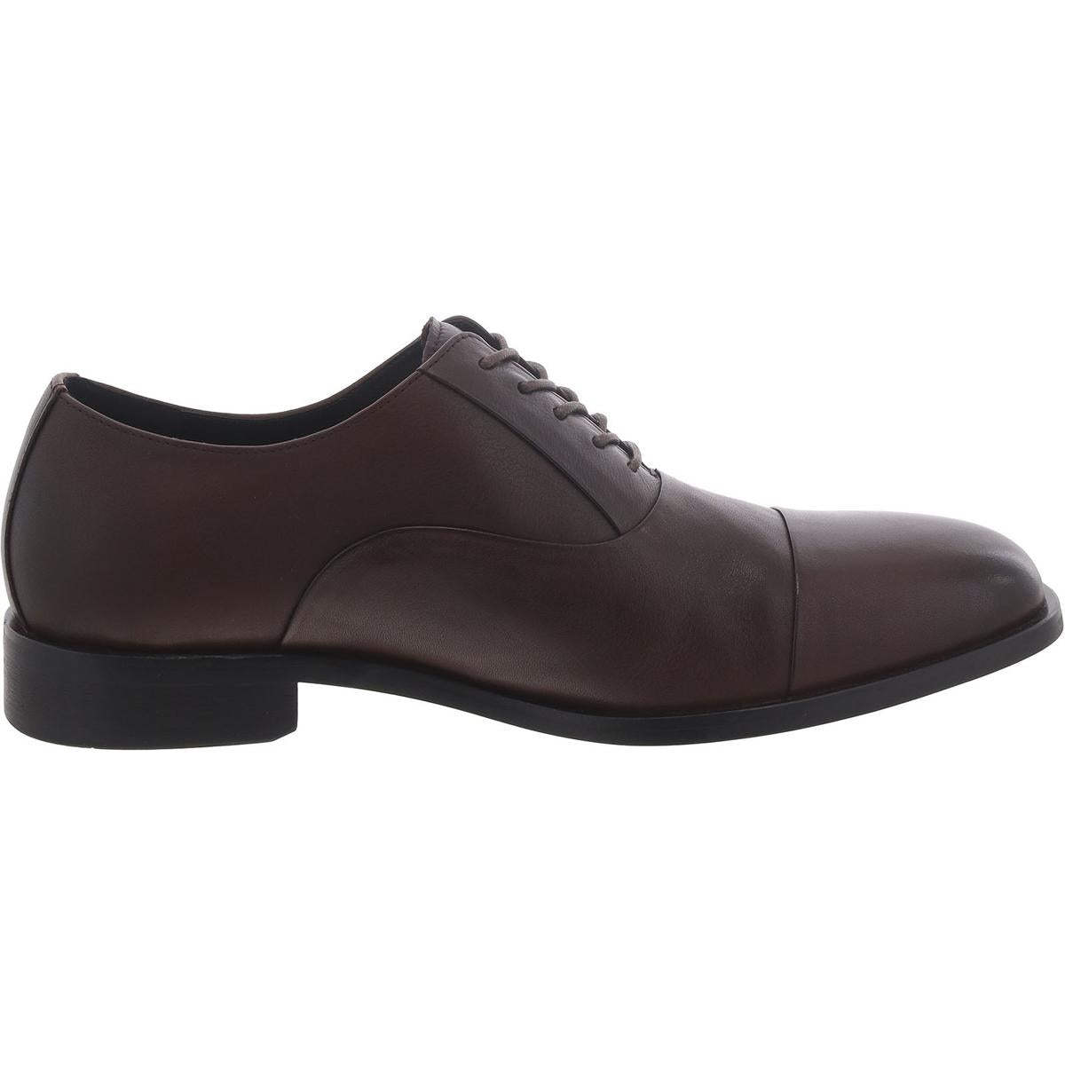 Pep Mens Leather Toe Cap Oxfords