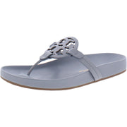 Miller Cloud Womens Leather Footbed Flat Sandals