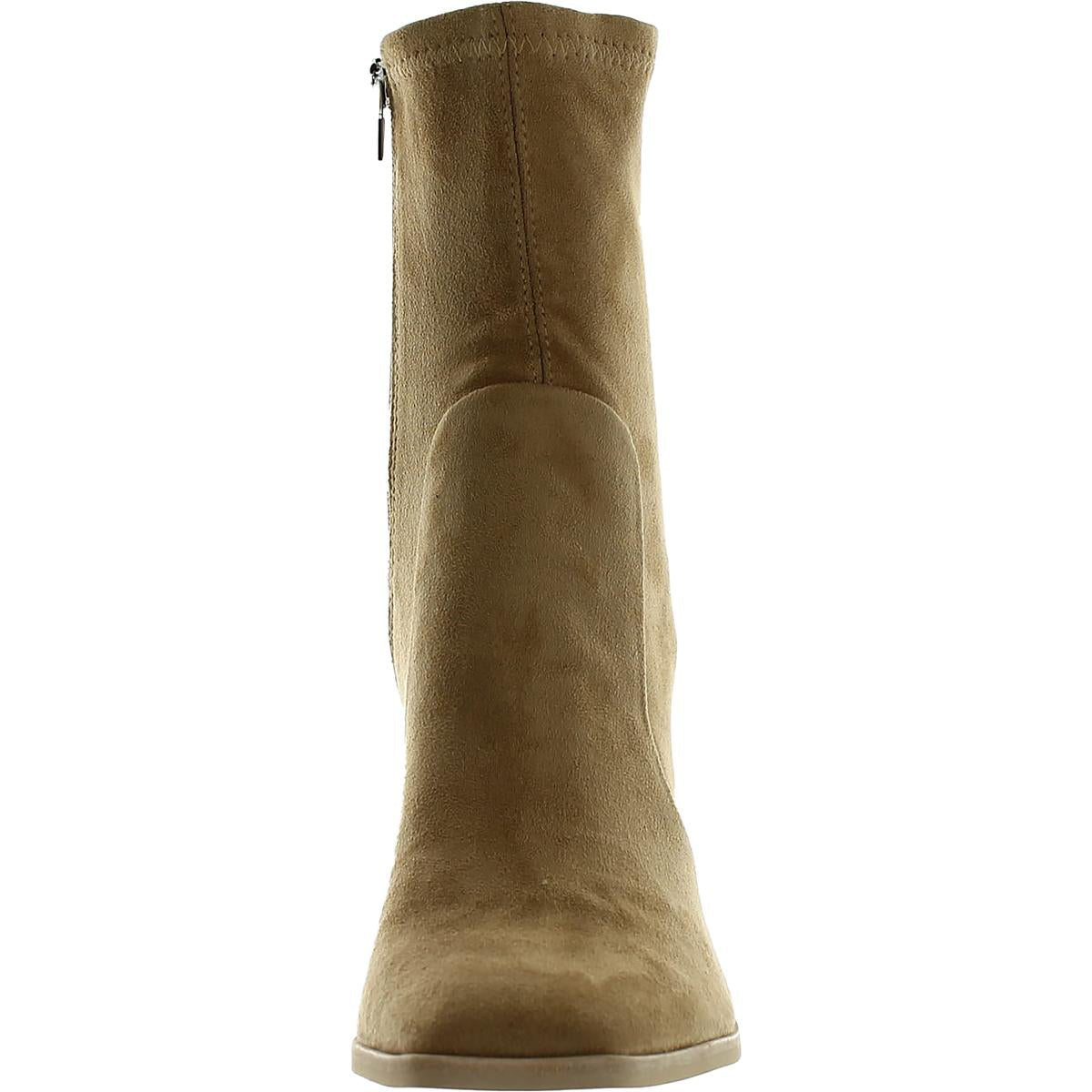 Petya Womens Padded Insole Suede Mid-Calf Boots
