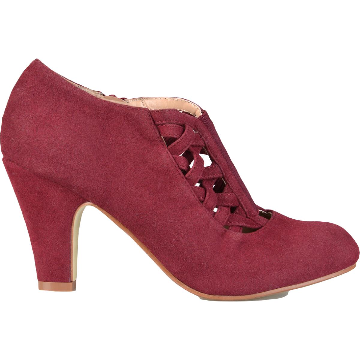Piper Womens Faux Suede Cut-Out Shooties