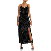 Serena Womens Sequined Formal Cocktail and Party Dress