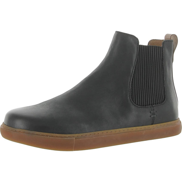 Nyle Mens Leather Pull On Chelsea Boots