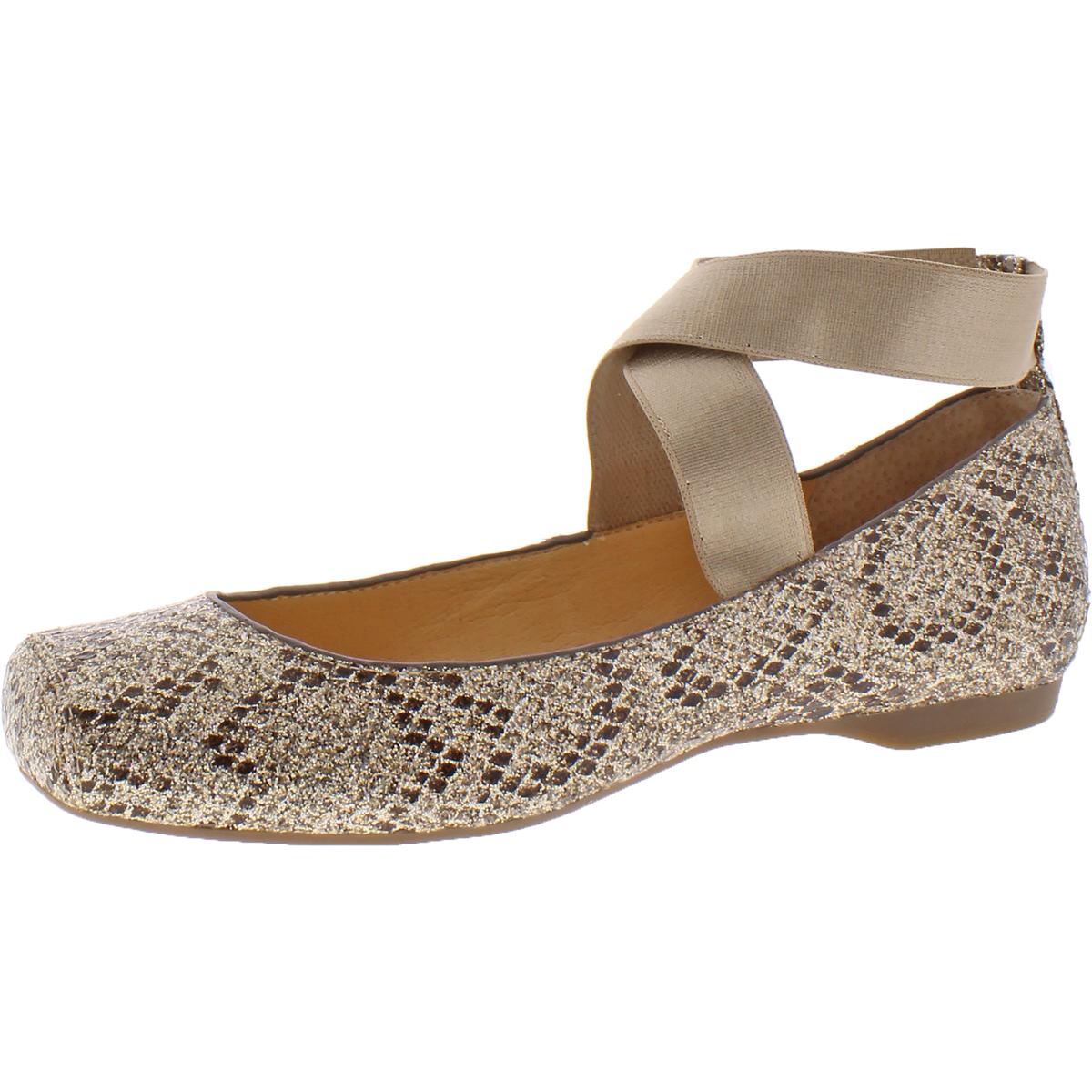 Jessica Simpson Womens Mandalaye Snake Print Ballet Flats