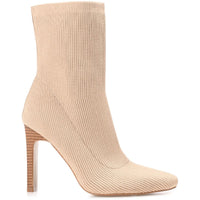 Elissa Womens Comfort Insole Knit Ankle Boots