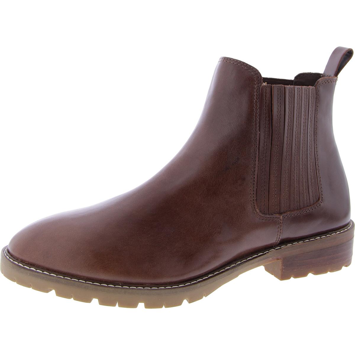 Leonard Womens Padded Insole Pull On Chelsea Boots